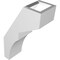 Ekena Millwork 3-in. W x 6-in. D x 10-in. H Monterey Architectural Grade PVC Knee Brace BRCP03X06X10MON - alternate 3